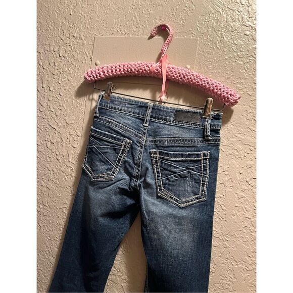 Daytrip Lynx Bootcut Jeans Woman’s Size 24R Distressed - Picture 12 of 13